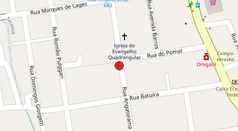 Mapa da localização
