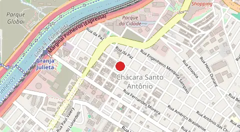 Mapa de Chácara Santo Antônio