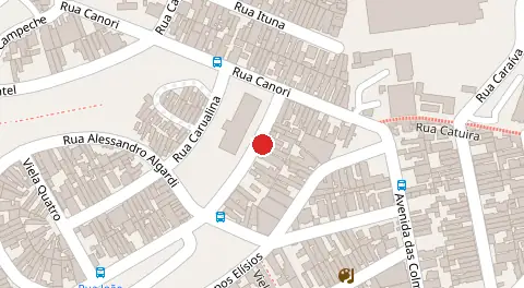 Mapa da localização