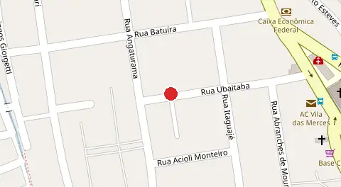 Mapa da localização