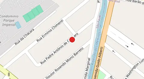 Mapa da localização
