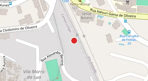 Mapa da localização
