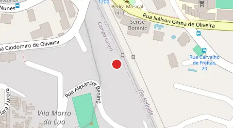 Mapa da localização