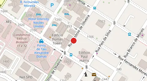Mapa da localização