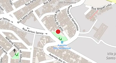 Mapa da localização