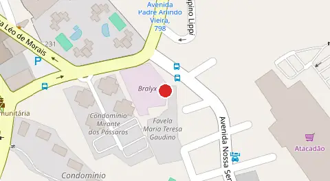 Mapa da localização