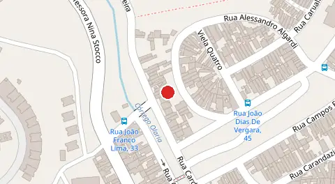 Mapa da localização