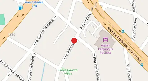 Mapa da localização
