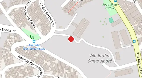 Mapa da localização