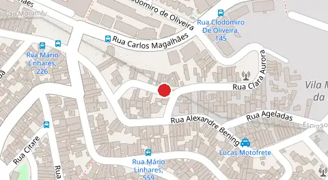 Mapa da localização
