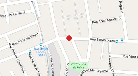 Mapa da localização