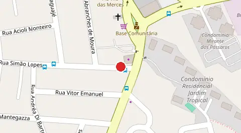 Mapa da localização