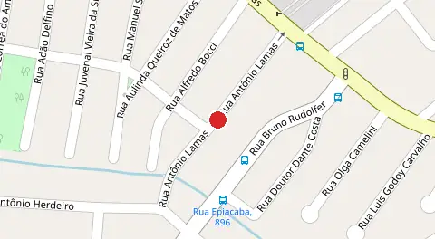 Mapa da localização