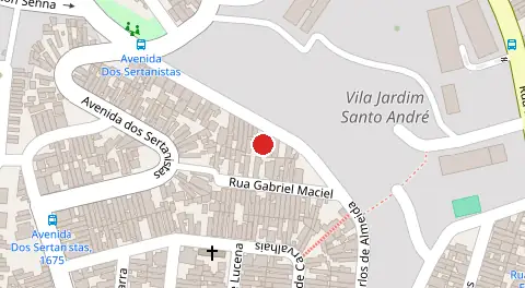 Mapa da localização