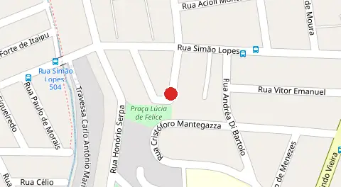 Mapa da localização