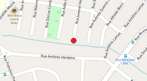 Mapa da localização
