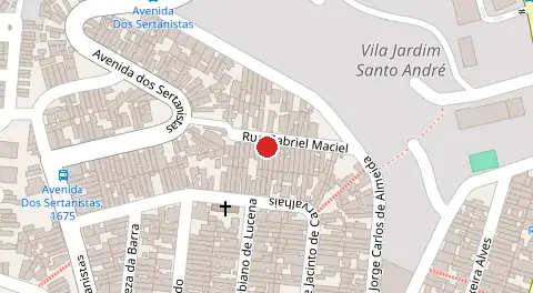 Mapa da localização
