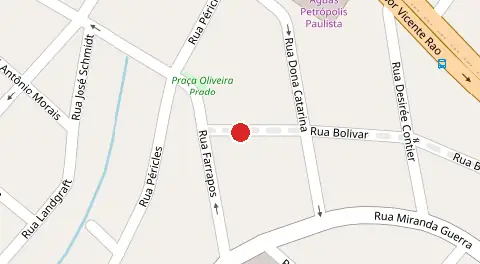 Mapa da localização
