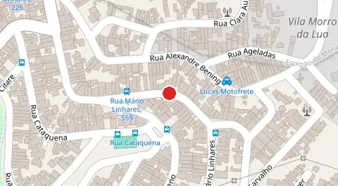 Mapa da localização