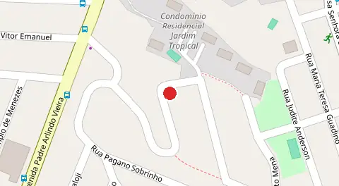 Mapa da localização