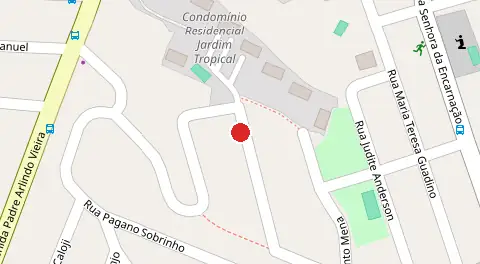 Mapa da localização