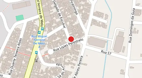 Mapa da localização