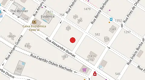 Mapa da localização