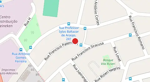 Mapa da localização