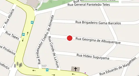 Mapa da localização