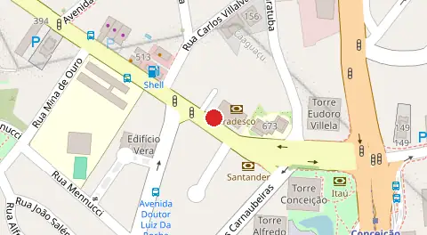Mapa da localização