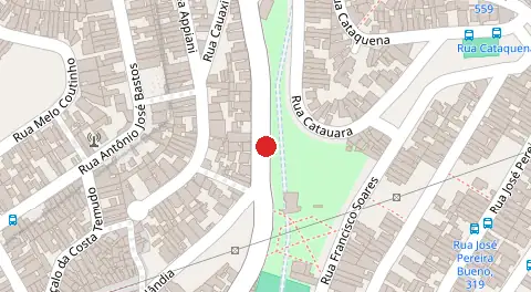Mapa da localização