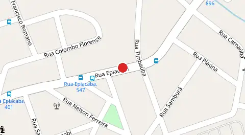 Mapa da localização