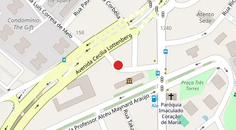 Mapa da localização