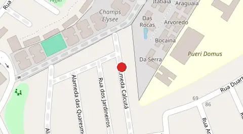 Mapa da localização
