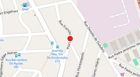 Mapa da localização