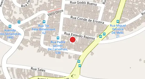 Mapa da localização
