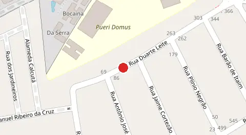 Mapa da localização