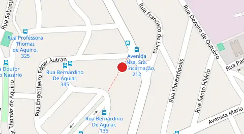 Mapa da localização