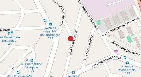 Mapa da localização