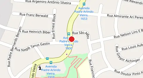 Mapa da localização