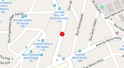 Mapa da localização