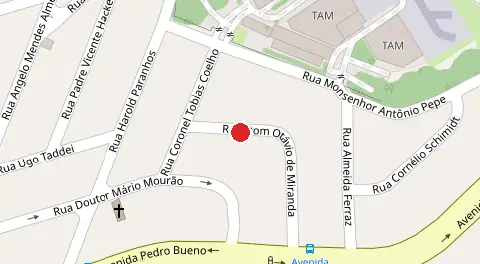 Mapa da localização