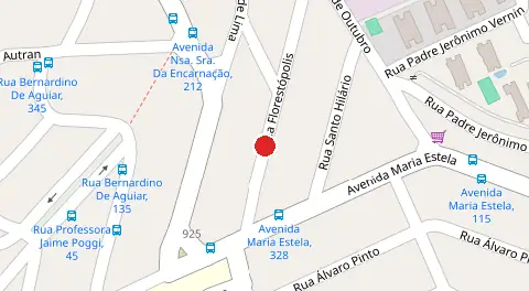 Mapa da localização