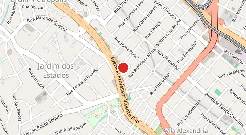 Mapa de Brooklin Paulista