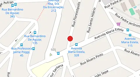 Mapa da localização