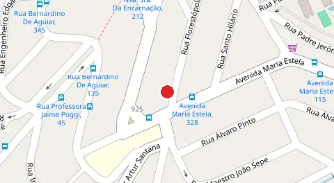 Mapa da localização