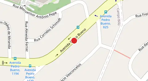 Mapa da localização