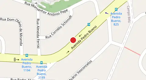 Mapa da localização