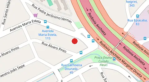 Mapa da localização