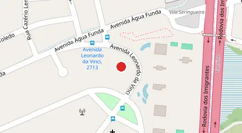 Mapa da localização